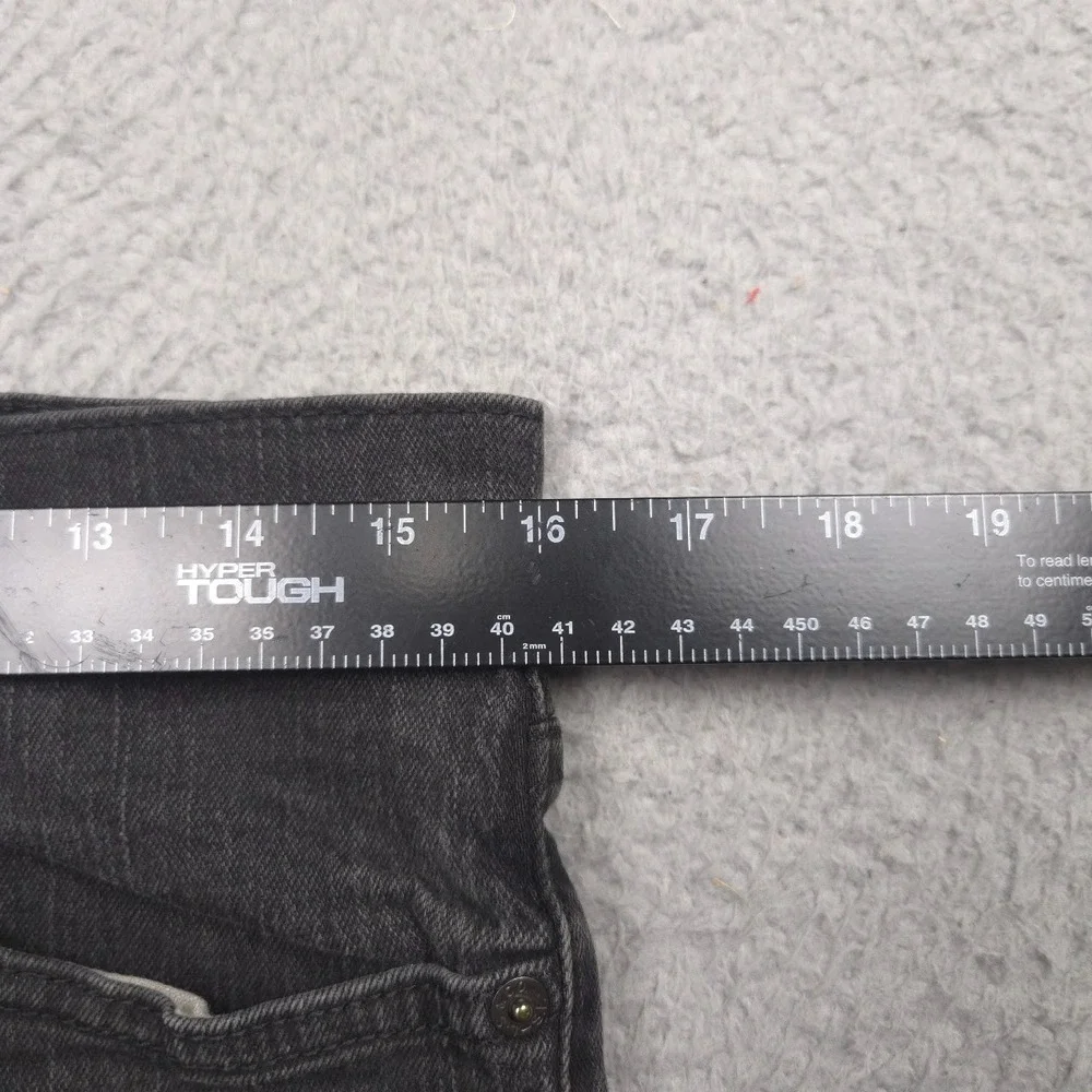 Levi's 514 Straight Jeans Men 32x30 Black Stretch Denim Low Rise Red Tab